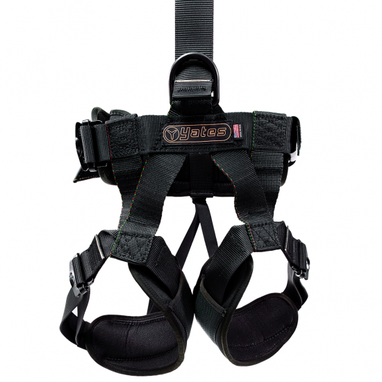 352B Padded Lightweight Assault Full Body Harness with rear waist pad D ring. (Sizes S-XL)