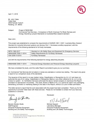 Project 4788381698 - Letter Report for Standard Comparisons-1_Page_1